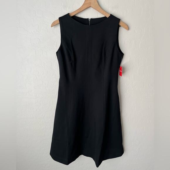 Spanx fit & flare dress with pockets black small NWT - Picture 5 of 11